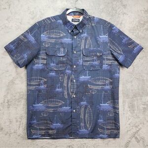 Navy Blue Chaps Shirt, nautical, Item # 11107